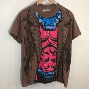 Marvel Brown Gambit Xmen Graphic Tee
